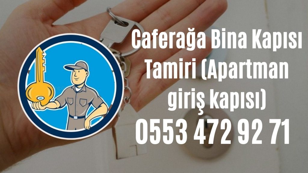 Caferağa Bina Kapısı Tamiri (Apartman giriş kapısı)